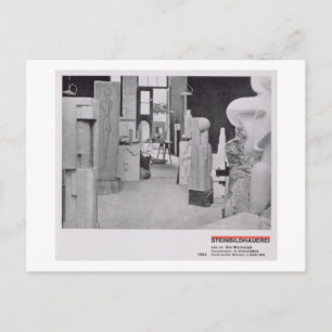 Carte Postale L'atelier du sculpteur de pierre, des ateliers de