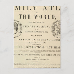 Carte Postale L'Atlas familial illustré de Johnson