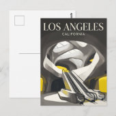 Carte Postale L'Atrium du Musée Broad USA (Devant / Derrière)