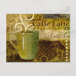 Carte Postale Latte caffé