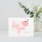 Carte postale Latte Love (Debout devant)