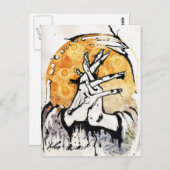 Carte Postale l'attente (Devant / Derrière)