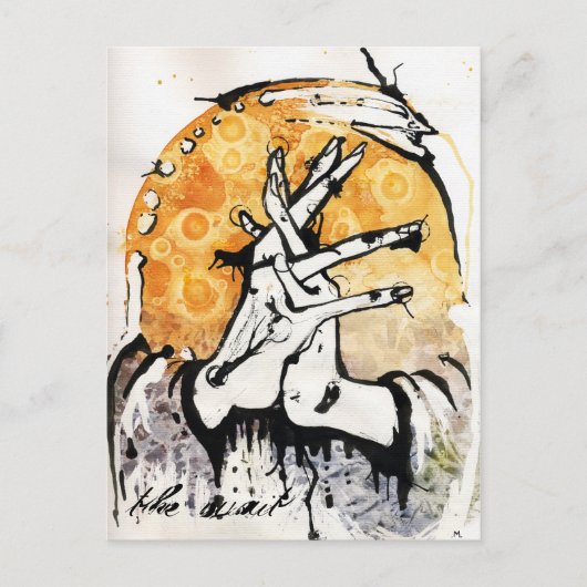 Carte Postale l'attente (Devant)