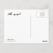 Carte Postale l'attente (Dos)