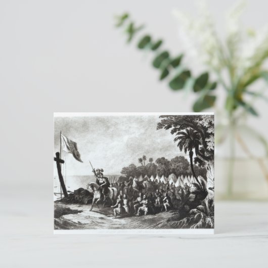 Carte Postale L'atterrissage à Tampa Bay (Debout devant)