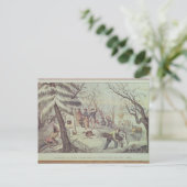 Carte Postale L'atterrissage des pèlerins à Plymouth (Debout devant)