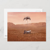 Carte Postale L'atterrissage du rover Perseverance en toute sécu (Devant / Derrière)