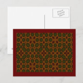 Carte Postale Lattice d'automne (Devant / Derrière)