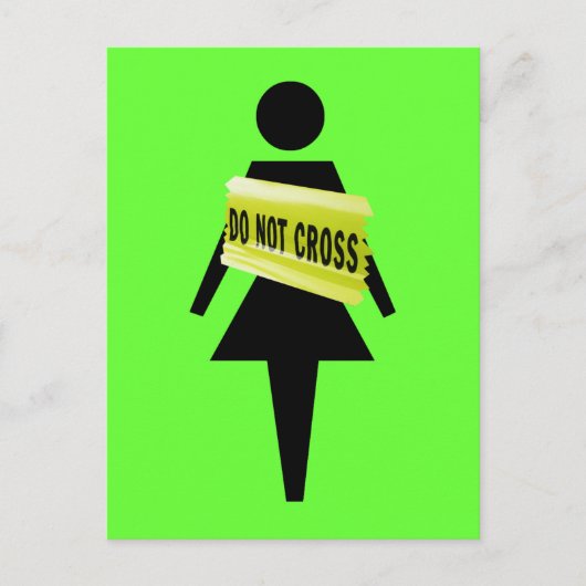 Carte Postale L'attitude des femmes drôle (Devant)