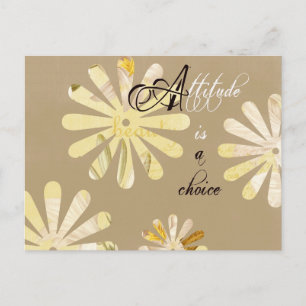 Carte Postale L'attitude est un choix