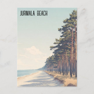 Carte Postale Latvia Jūrmala Beach Travel