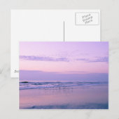Carte Postale L'aube à la plage (Devant / Derrière)