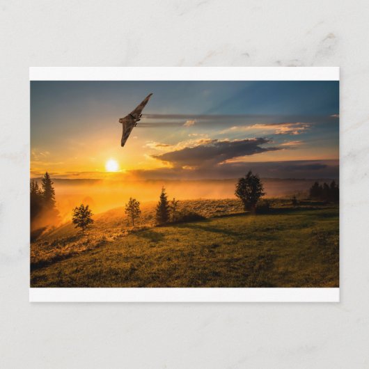 Carte Postale L'aube de la bombe Vulcan (Devant)