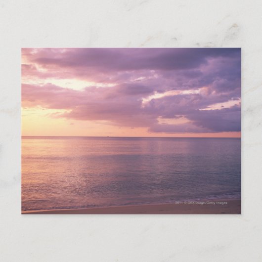 Carte Postale L'aube rencontre la plage (Devant)