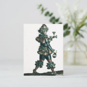 Carte Postale L'aubergiste, conception de costume allégorique (Debout devant)