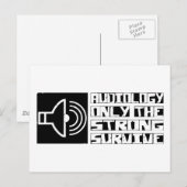 Carte Postale L'audiologie survit (Devant / Derrière)