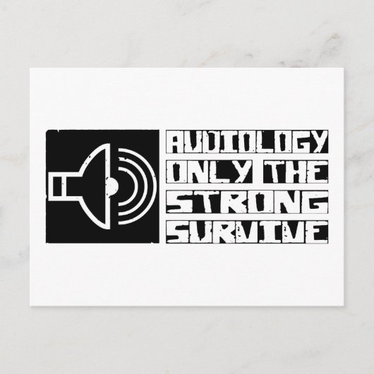 Carte Postale L'audiologie survit (Devant)