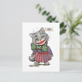 Carte Postale Laughing Cat, Louis Wain (Debout devant)