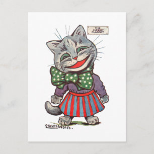 Carte Postale Laughing Cat, Louis Wain