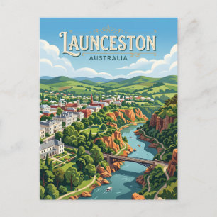 Carte Postale Launceston Australie