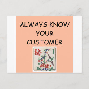 Carte Postale Lauréat de MAHJONG