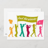 Carte Postale Lauréat du concours (Devant / Derrière)