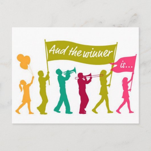 Carte Postale Lauréat du concours (Devant)