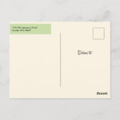 Carte Postale Laurel Crest promotion 2026 (Dos)