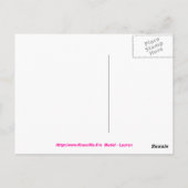 Carte postale Lauren1 (Dos)