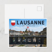 Carte Postale Lausanne - Suisse (Devant / Derrière)