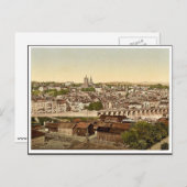 Carte Postale Lausanne, vue générale, Lac de Genève, Suisse v (Devant / Derrière)