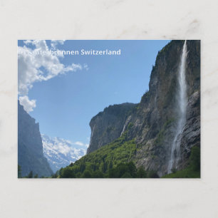 Carte Postale Lauterbrunnen Suisse Alpes Photo originale