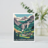 Carte Postale Lauterbrunnen Suisse Travel (Debout devant)