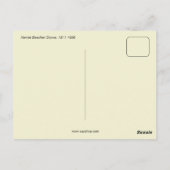 Carte Postale L'auteur américain Harriet Beecher Stowe dessin (Dos)