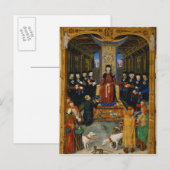 Carte Postale L'auteur dédiant son livre (Devant / Derrière)