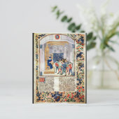 Carte Postale L'auteur présente son livre aux paysans (Debout devant)