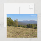 Carte Postale L'automne à Bieszczady (Devant / Derrière)