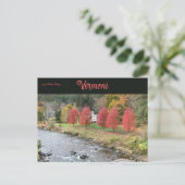 Carte Postale L'automne dans le Vermont (Debout devant)