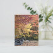 Carte Postale L'automne dans les montagnes fumées (Debout devant)