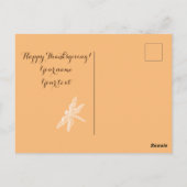 Carte Postale L'automne doré dans une aquarelle en chênaie (Dos)