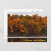 Carte Postale L'automne du Michigan (Devant / Derrière)