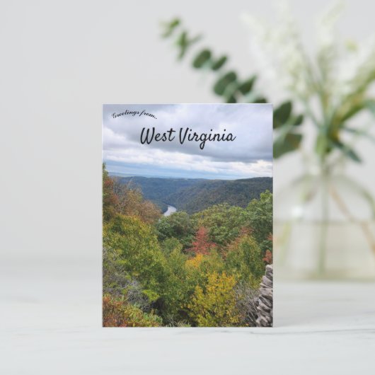 Carte Postale L'automne en Virginie-Occidentale (Debout devant)