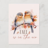 Carte Postale L'Automne Est Dans L'Air (Devant)