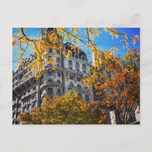 Carte Postale L'automne vibre quitte New York NYC Architecture (Devant)