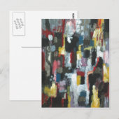 Carte Postale L'Autre Nuit (expressionnisme abstrait) (Devant / Derrière)