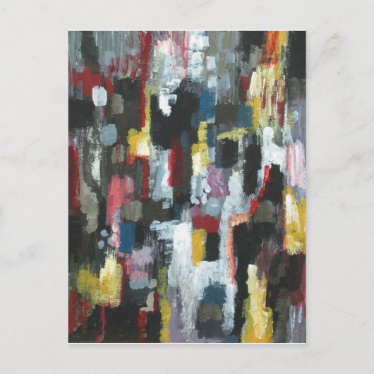 Carte Postale L'Autre Nuit (expressionnisme abstrait) (Devant)