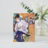 Carte Postale Lautrec : Jane Avril Dancing (Debout devant)