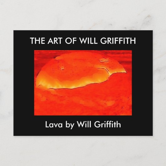 CARTE POSTALE LAVA PEINTURE (Devant)