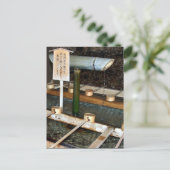 Carte Postale lavabo japon (Debout devant)