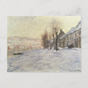 Carte Postale Lavacourt sous neige, c.1878-81